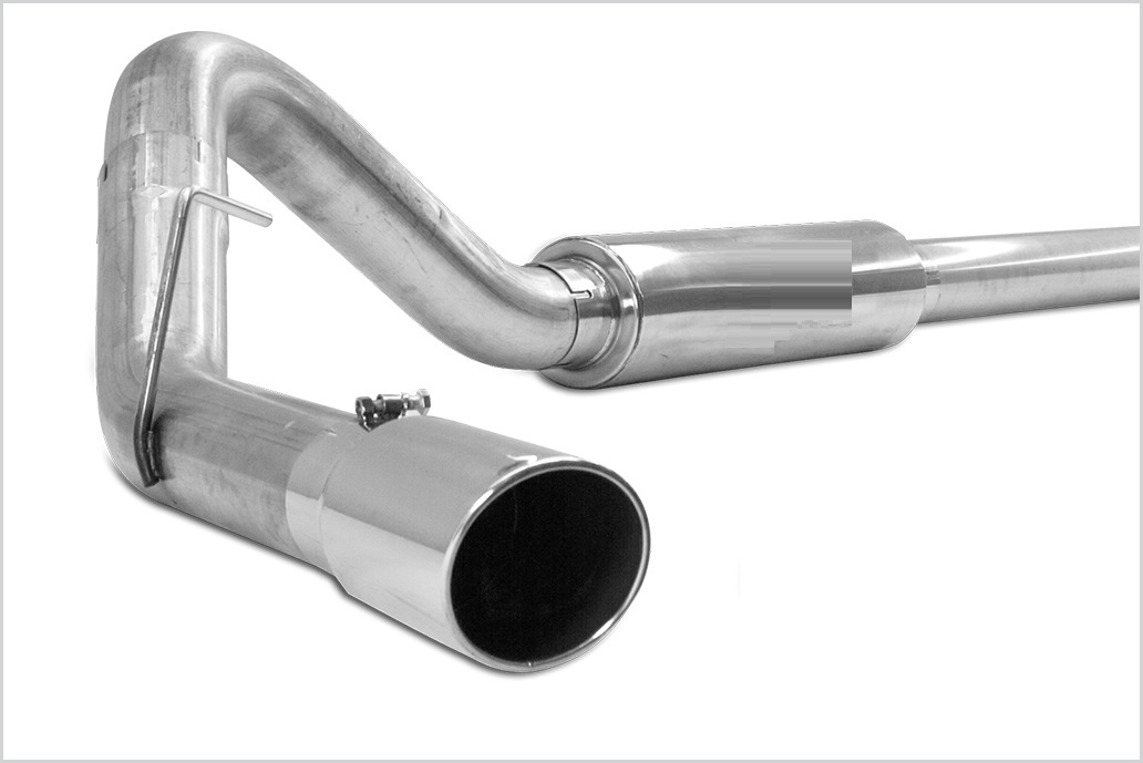Race Exhaust Stainless Down Pipe Back Ford 6.7 2012-2015 F250, F350