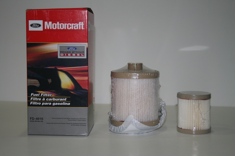 FORD Motorcraft Diesel Fuel Filter 2003-2007 F250, F350, F450, F550 Powerstroke 6.0 International VT365