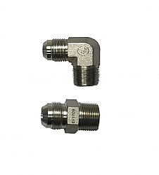 IPR AN12 Fitting 90 degree, Straight to 3/4 NPT Fitting Pair
