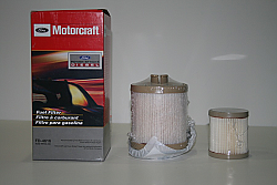 FORD Motorcraft Diesel Fuel Filter 2003-2007 F250, F350, F450, F550 Powerstroke 6.0 International VT365